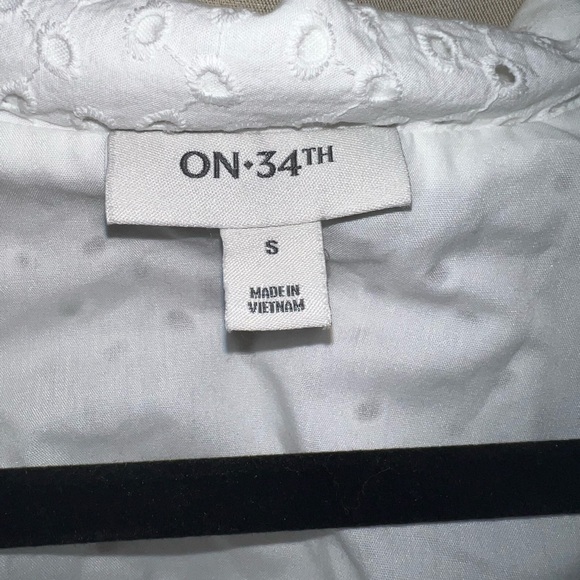 Long white dress, size small, Brand: On-34th - Picture 7 of 7